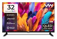 (720 off using SBI CC/DC)VW ( Visio World 80 cm (32 inches) OptimaX Series HD Ready Smart QLED Android TV VW32AQ1 (Black)