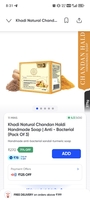 Swiggy instamart - khadi natural pack of 3 soaps at 78 and many morr