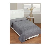 Dream Living Polar Fleece Single Bed Blanket (Grey) on Swiggy Instamart