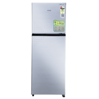 Croma 236 Litres 2 Star Frost Free Double Door Refrigerator with Inverter Technology ( Shining Silver)