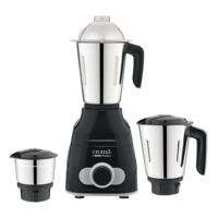 Croma 750 Watt 3 Jars Mixer Grinder (Easy Cleaning, Black)