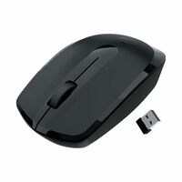 ZEBRONICS Wireless Mouse, 2.4GHz, 3200 DPI, 3 Buttons, Comfortable & Ergonomic, USB Nano Receiver, Power-Saving Mode, Works on Most Surfaces, for Mac | Laptop | Computer (Freego, Black) 
