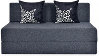 Friends Fit Life Fashion Life-4X6 Comfort 2 Seater Double Fold Out Sofa Cum Bed  (Finish Color - Jute Grey Delivery Condition - Pre-assembled)