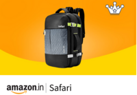 GET FLAT ₹400 BACK Min order: ₹1 on Safari Seek 45L Laptop Backpack order