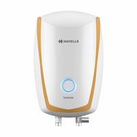 Havells Instanio 3L Instant Water Heater(Geyser)|Temp. Sensing LED Indicator(White Mustard)