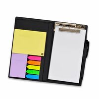 COI Desk Organizer Gift Set – Sticky Notes, Memo Pads, Pen & Note Holder for Office, School, Home | Compact Stationery Organizer for Desk (White)