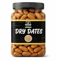 1KG Organic Box Premium Yellow Dry Dates | Sukha Khajoor | Pili Kharak | Khajur | Chuara | Dry Chuhara (1 Kg)