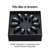 Samsung Galaxy Ring, with Smart AI, Size First W/Sizing Kit, No App Subscription, Fitness Monitor, Sleep Tracker, Up to 7-Day Battery, Size 10, Titanium Silver