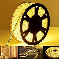 Gesto 5 Meter Rope LED Strip Lights | 120 LED/Mtr Waterproof Outdoor Lights for Balcony, Home Decor, Cove Light for False Ceiling | Flexible, Cuttable Strip Light for Diwali Decoration

