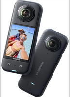 insta360 X3 Action Camera, 1/2 Sensor, 5.7K 360 Capture, Optical Zoom 3X, 72 MP 360, 4K Single Lens Mode