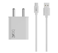 boAt WCDV 22.5W Dual Port Charger with 22.5W Power Delivery Support, 18W Quick Charge 3.0 & Smart IC Protection-White on Swiggy Instamart