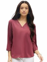 SheWill Printed Contrast Top – Stylish, Trendy & Comfortable Women’s Wear