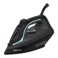 BAJAJ MX 45 2000 Watts 220ml Steam Iron (Anti Drip Technology, Black & Grey)
