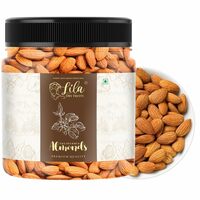 LILA DRY FRUITS California Almonds 500 Grams | Raw and Natural Badam for Healthy Snacking | Almond for Cooking, Dieting & Breakfast | High In Minerals | Badaam Dry Fruits Perfect for Diwali Gifting