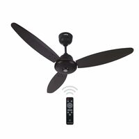 ACTIVA Gracia 1200 MM (28 Watts) BLDC Motor Fan With LED Light |Remote| 3 Blade Energy Saving Ceiling Fan With 5 Year Warranty (Smoke Brown)