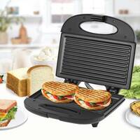 cello Super Club Ultra Pro 800W Grill Sandwich Toaster with Fixed Grill Plates Grill  (Black)