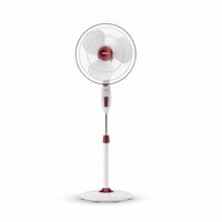 (300 off coupon)Havells Gatik Pro 400mm Pedestal Fan| 120 Ribs Guard for Safety| Smooth Oscillation| Heavy Base| ISI Marked | 2 Year Warranty | Wine Red