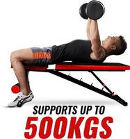 Fitness Bench for Home Gym | 7 Adjustable Positions | Full Body Workout Multipurpose Fitness Bench