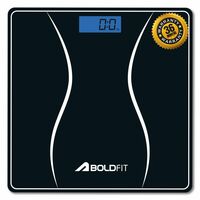 Boldfit Weight Machine for Home Digital Weighing Machine for Human Body with LCD Display Max Weight Capacity 180Kgs 