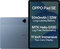 OPPO Pad SE 4 GB RAM 128 GB ROM 10.95 inch with Wi-Fi Only Gaming Tablet (Twilight Blue)