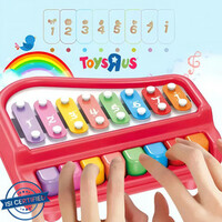 Toys R Us Bruin 2 in 1 Baby Piano Xylophone Toy 8 Multicolored Key Keyboard Baby Kids Girls Boy  (Multicolor)