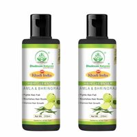Khadi Organic and Natural Amla & Bhringraj Shampoo , Pack of 2 @ 80 (Apply 20% coupon)
