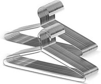 tenco Stainless Ultra & Durable Cloth Hanger Color Steel Dress Pack of 12 Hangers For  Dress  (Silver)