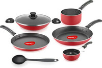 Pigeon Favourite Gift Non-Stick Coated Cookware Set  (Aluminium, 7 - Piece)