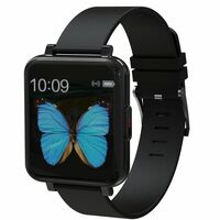 SHAAIMU Evolve Smartwatch 1.85" – BT Calling, Mic & Speaker, Heart & SpO2, Black