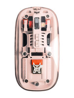 Arctic Fox Transparent Wireless & Bluetooth Rechargeable Mouse - Mouse