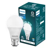 PHILIPS Multi - Wattage LED Bulb | 2 Wattages (9w, 0.5w) In 1 LED Bulb | Colour : Crystal White, Pack Of 1