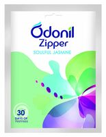 (Amazon Fresh) Odonil Bathroom Air Freshener Zipper - Soulful Jasmine - 10 g