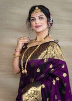  Woven Kanjivaram Silk Blend Saree on Flipkart