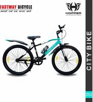 Fastway Bicycle HOPPER JETPRO N/IBC 24T S/GREEN, WITH 90% ASSEMBLED 24 T (inch) Road Cycle  (Single Speed, Multicolor, Rigid)