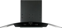 FABER HOOD ORIENT 3D IN HC SC FL BK 90 Auto Clean Curved Glass 90 cm Chimney