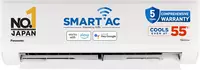 Panasonic 1.0 Ton 5 Star Premium Wi-Fi Inverter Smart Split AC
