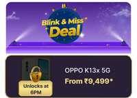 BLINK & MISS SALE 6PM - OPPO K13X 5G (4GB + 128GB)