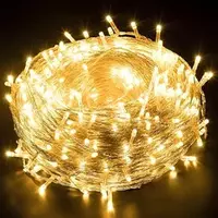 DesiDiya Pixel LED String Light (30ft, Warm White Rice Light for Diwali Decoration Living Room, Hall, Balcony, Restaurant Bar Lighting)