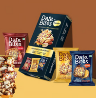 Farmley Assorted Date Bites =>Classic Delight Date Bites 20g, Choco Orange Date Bites 20g, Apple Pie Date Bites 20g