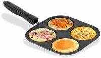 Deluxe Non-Stick Uttapam Pan/Multi Snack Maker 4 in 1 (Aluminium , Non-Stick) Pancake Pan 19.5 cm diameter 1 L capacity on Flipkart