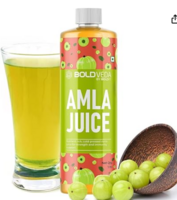 Boldfit Boldveda Amla Juice organic Rich in Vitamin C and Antioxidants,Supports Hair and Skin Health, Supports Metabolism and Immunity, Detox Drink- 1 Litre fresh juices