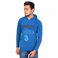 Rj Collection Casual Long Sleeve Printed Hoodie for Men