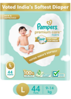 Minutes: Pampers Premium Care Diaper Pants  - L (44 Pieces)