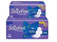 Flipkart Minutes - Stayfree All Nights | 2x better coverage Sanitary Pad (Pack  of 70) (location specific)