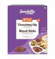 Snackible Biscuit Sticks (With Chocolatey Dip) - Made With Jaggery [location specific]