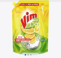 (Price update) Vim Lemon Dishwash Liquid 3.2 L (85rs L) 