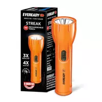 Eveready Streak DL22, Rechargeable 1W Emergency Torch, Easy Plug & Play Charging, Overcharge & Deep Discharge Protection, Powered by Li-Ion Battery