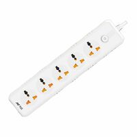 Ant Plus AP_PS500 Power Strips with 5 Universal Socket, 3-Meter-Long Cord