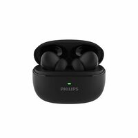 PHILIPS TAT1150BK/94 Premium Wireless Earbuds with ANC, Quad Mic ENC, Up to 55 Hr Playtime,13mm Neodymium Drivers,Multipoint, ergonomically Designed,IPX5 Water Resistance,Fast Charging (Deep Black)
