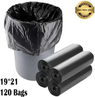 SEVENTEENSTITCH Biodegradable Garbage Bags 19 X 21 Inch Medium Size(Pack Of 3Roll) Medium 3 L Garbage Bag Pack Of 120  (120Bag )